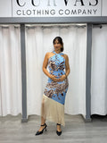 Vestido de Flecos "Pluma de Mar"