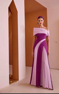 Vestido de Gala Ginebra - Vanguardia y Contraste Plisado