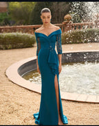 Vestido Imperial Petrol