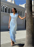 Vestido Flecos Sky