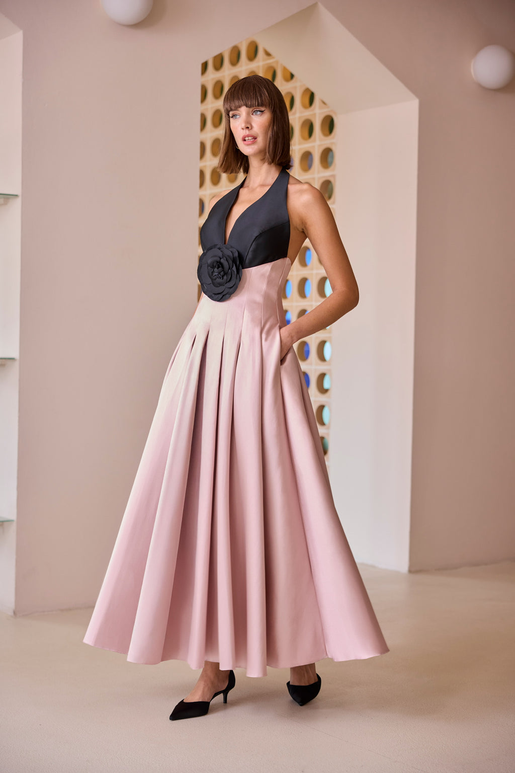Vestido Magnolia Rosa