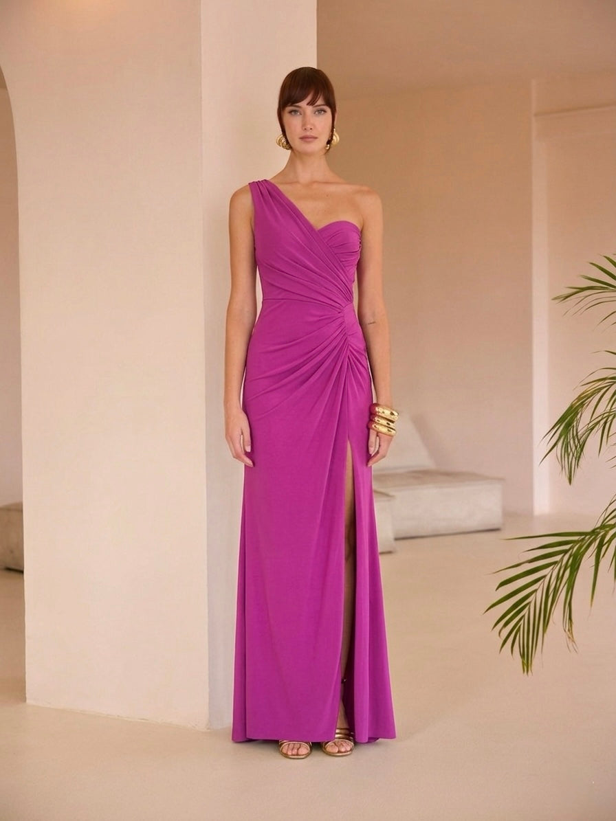 Vestido Asimétrico Trébol