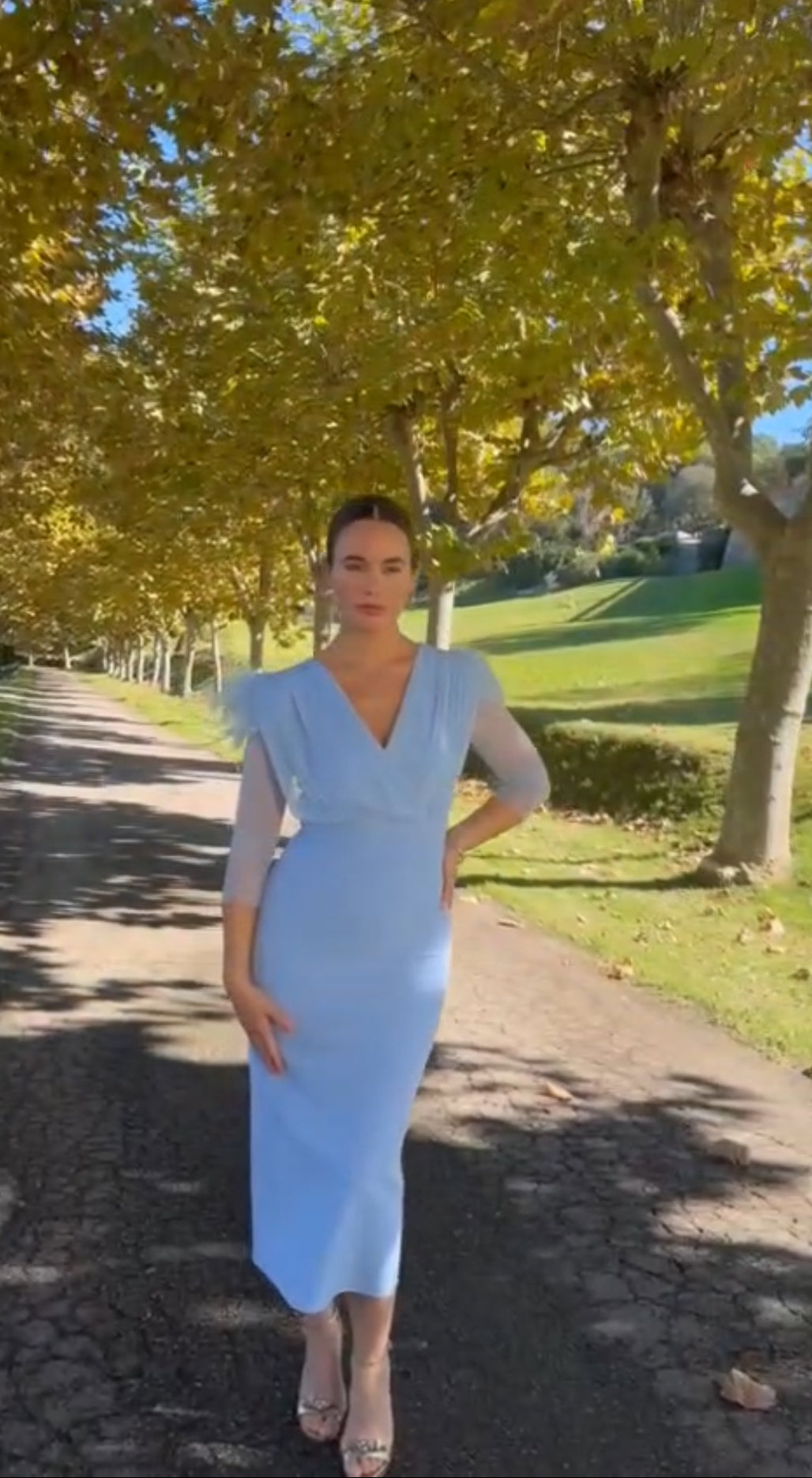 Vestido Pluma