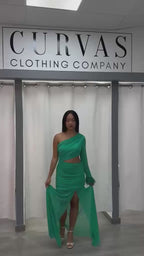 Vestido Amazona Verde